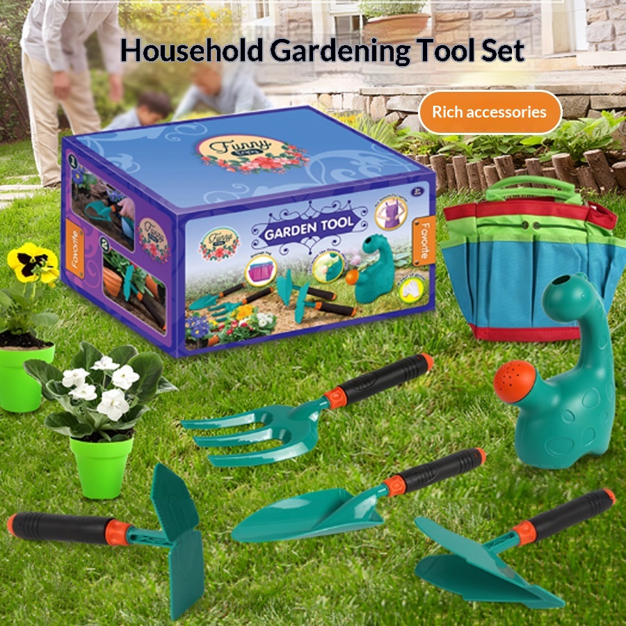 Gardening Tools Girly - Divertente Set di Attrezzi da Giardinaggio