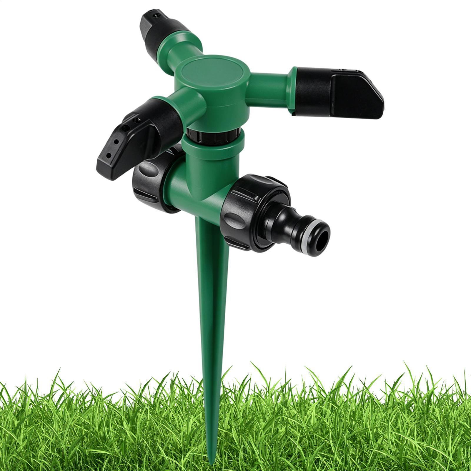 Gardening Tools Plastic - Irrigatore Automatico Rotante per Giardino e