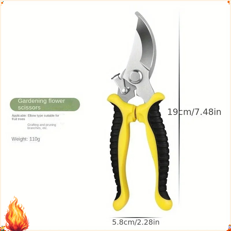 Gardening Tools Pink - Forbici da Giardino Professionali Anti-scivolo per
