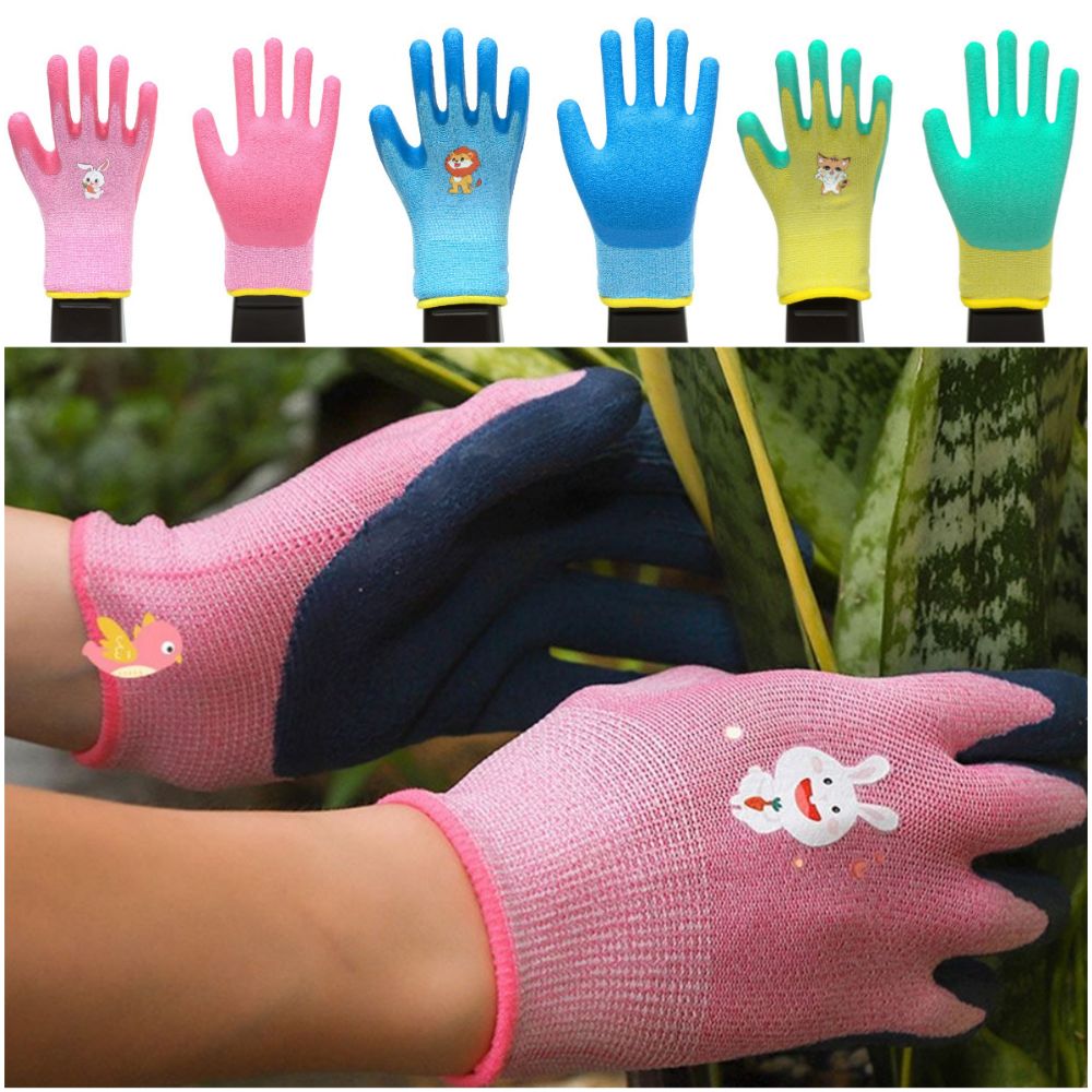Gardening Tools Pink - Guanti da lavoro multiuso per utensili
