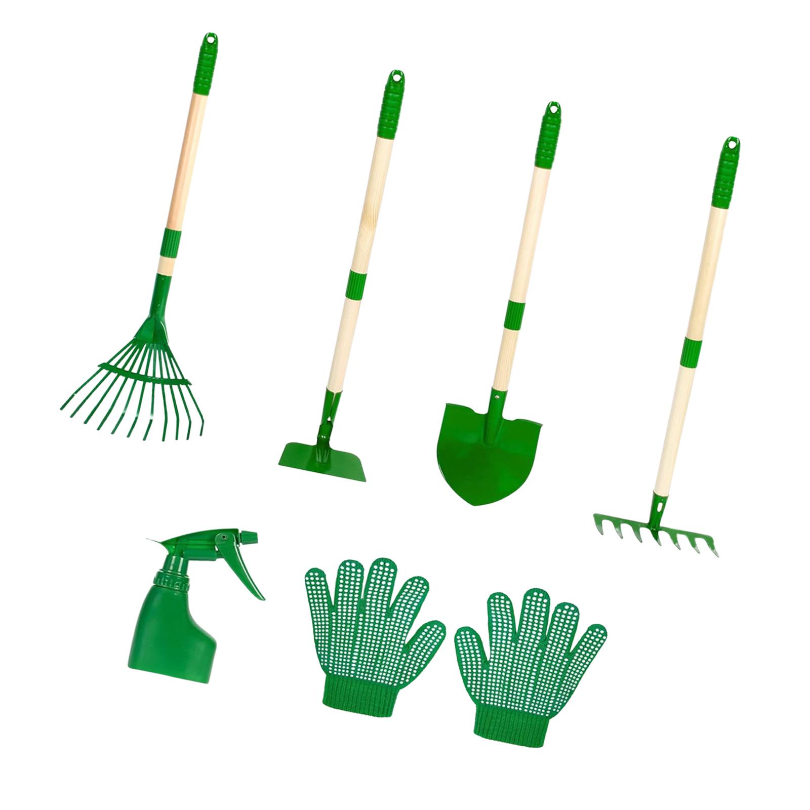 Gardening Tools Kids Set - 6x Set di attrezzi da giardinaggio