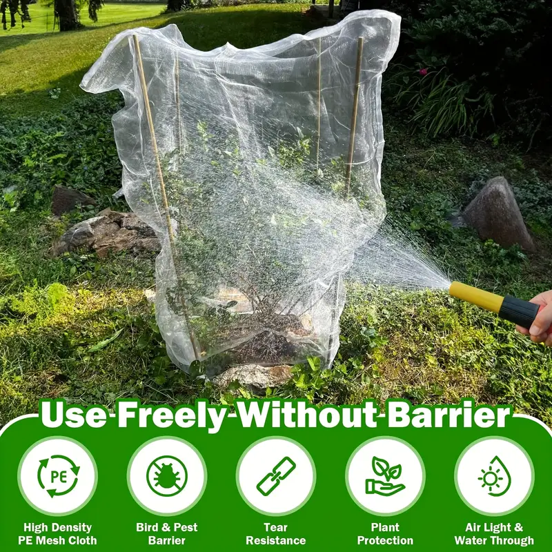 Gardening Tools Bag - Rete in nylon per protezione piante,