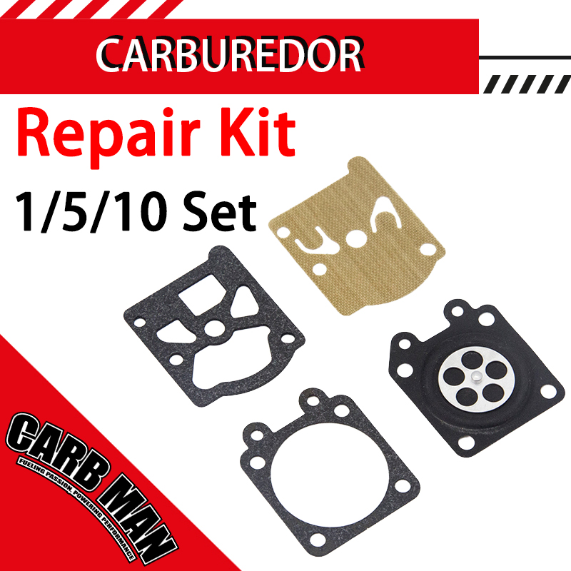 Gardening Tools Repair - Kit di Riparazione Diaframmi Carburatore per
