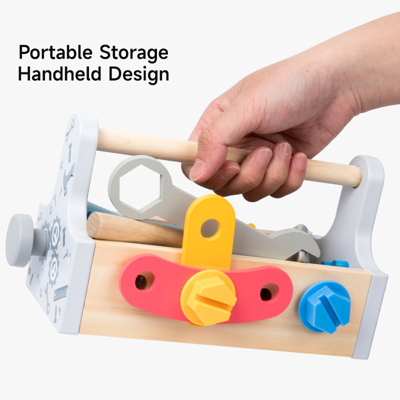 Gardening Tools Set Gift - Cassetta degli Attrezzi in Legno per