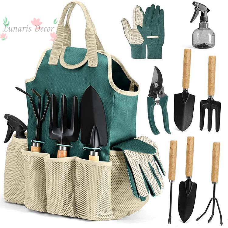 Set di 9 attrezzi da giardino  - Gardening Tools Set Gift recensione e prezzo