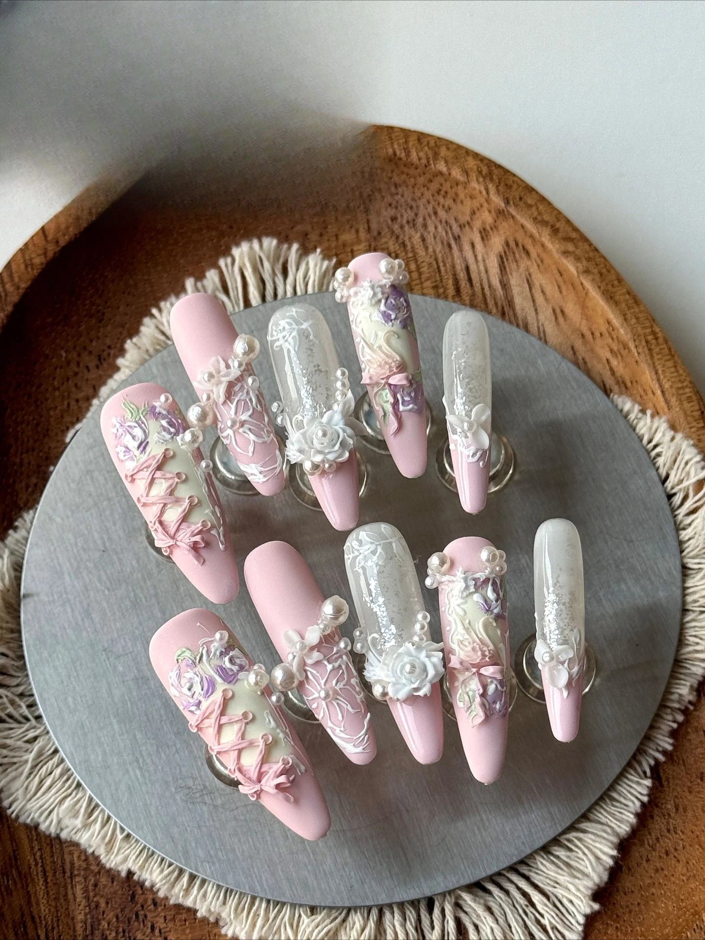 Nail Art con Unghie Tridimensi - Gardening Tools Pink recensione e prezzo