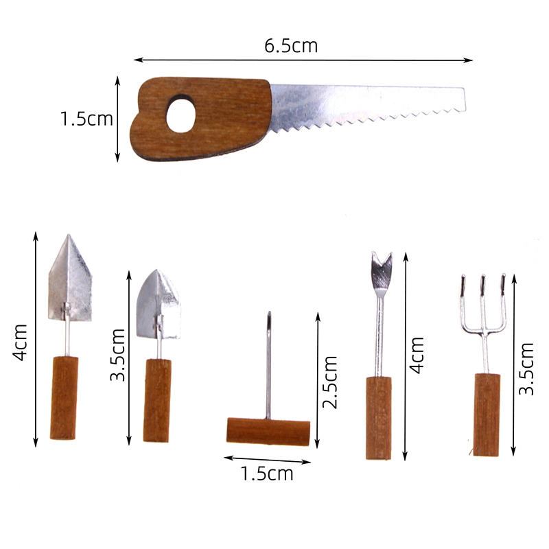 6 Pz/set Casa Delle Bambole In - Gardening Tools Kids Set recensione e prezzo
